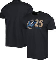 '47 Men's '47 Black Washington Wizards 25th Anniversary T-Shirt