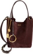 Chloé Small Spin Suede Crossbody Tote
