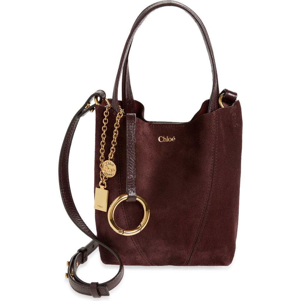 Chloé Small Spin Leather Crossbody Tote