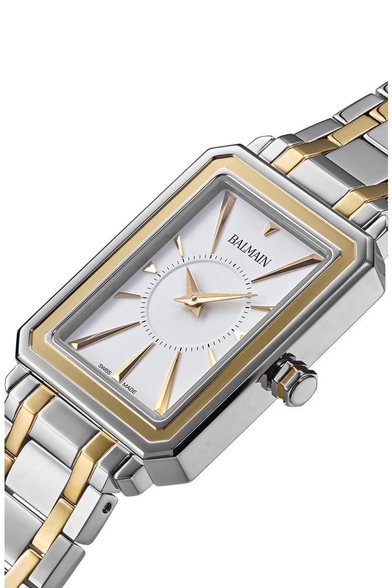 Eirini Bracelet Watch, 25mm x 33mm, Alternate, color, BICOLOR STAINLESS STEEL AND Y