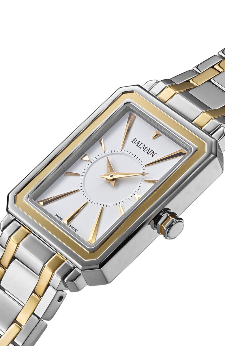 BALMAIN WATCHES Eirini Bracelet Watch, 25mm x 33mm, Alternate, color, Bicolor Stainless Steel And Y