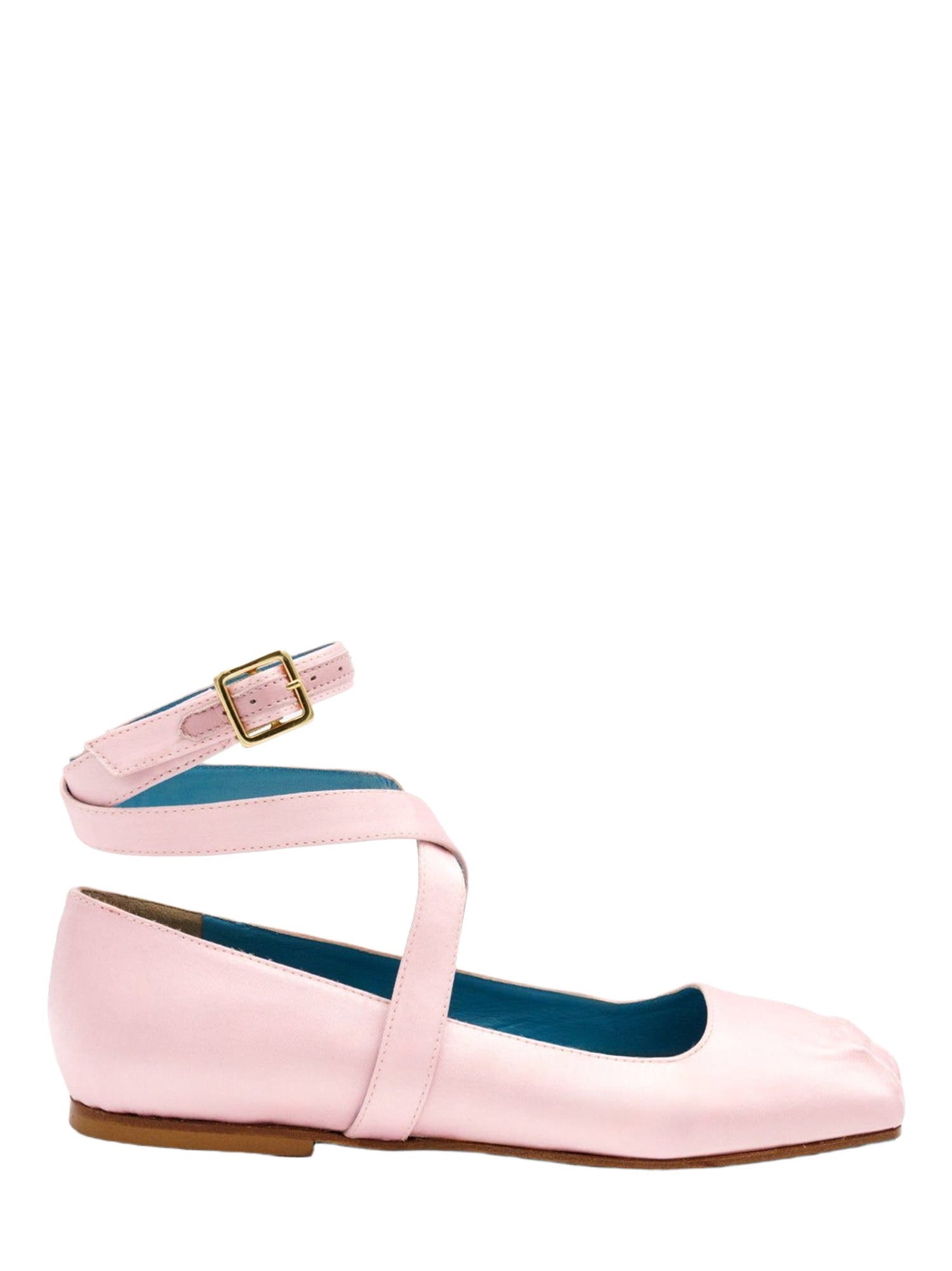 Valentina Rangoni Birba Ankle Strap Ballerina, Alternate, color, Rosa Satin