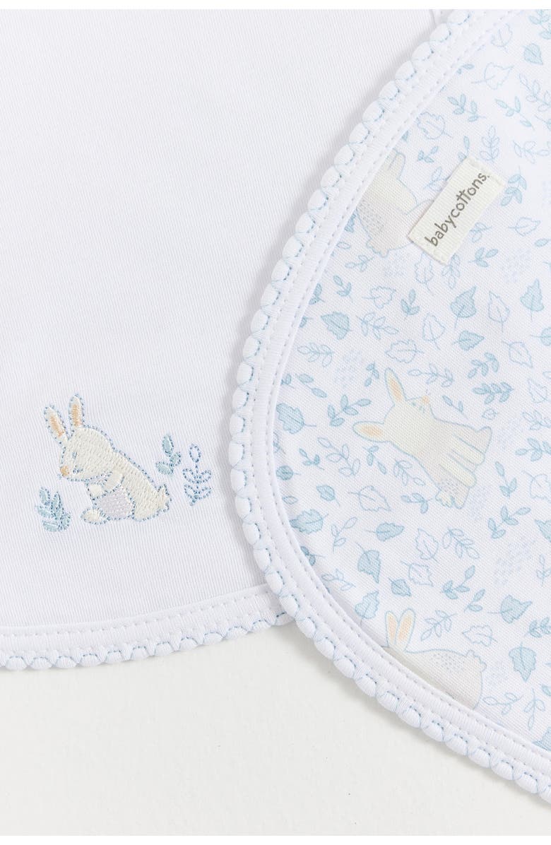 Babycottons Peanut Curve Burps 2-Pack, Alternate, color, Full-Print