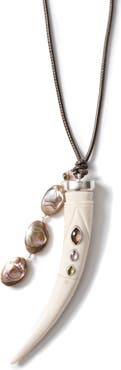 Chan Luu Tusk Pendant Necklace