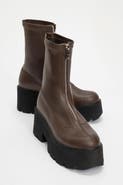 Prologue Shoes Ovil Platform Zip Boot