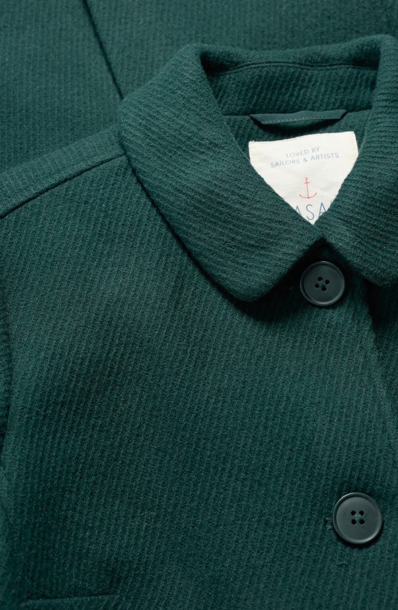 Seasalt Cornwall Wood Cabin Coat, Alternate, color, Verte