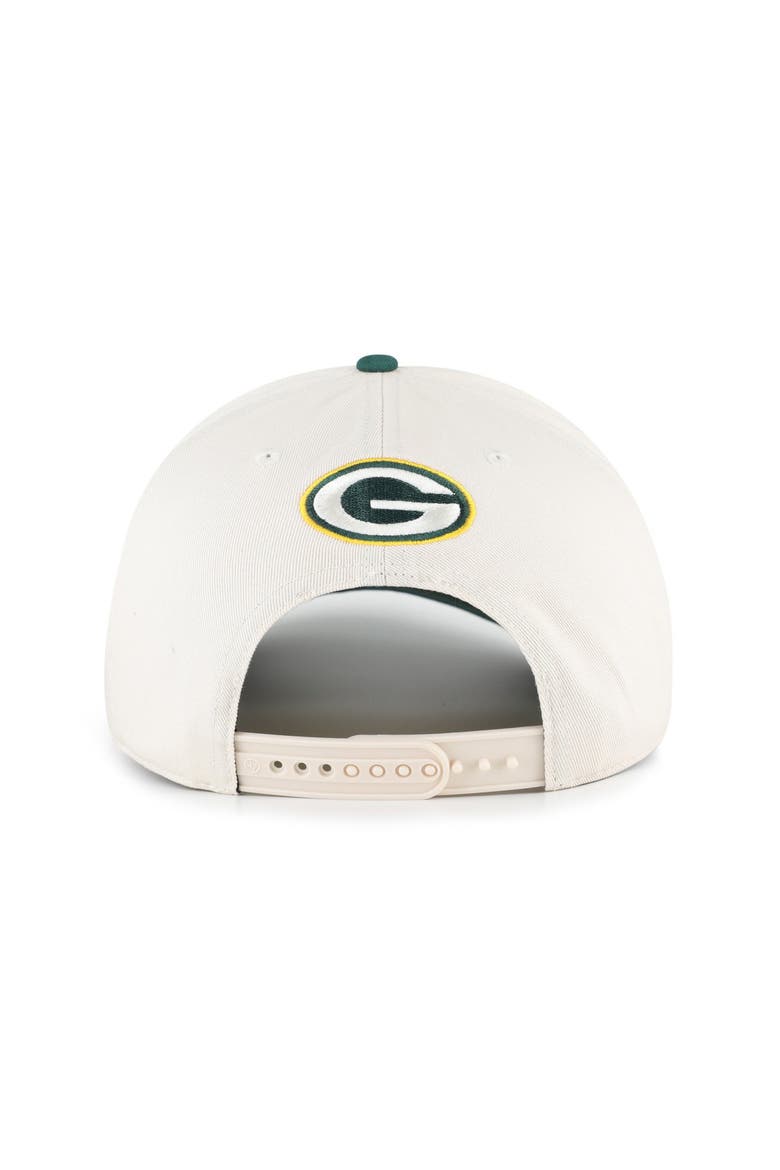 Women's '47 Natural Green Bay Packers Rope Script Hitch Adjustable Hat, Alternate, color, Natural