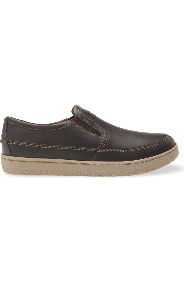 Clarks<sup>®</sup> <p>Hodson Step Leather Slip-On Sneaker (Men)</p>, Alternate, color, Beeswax