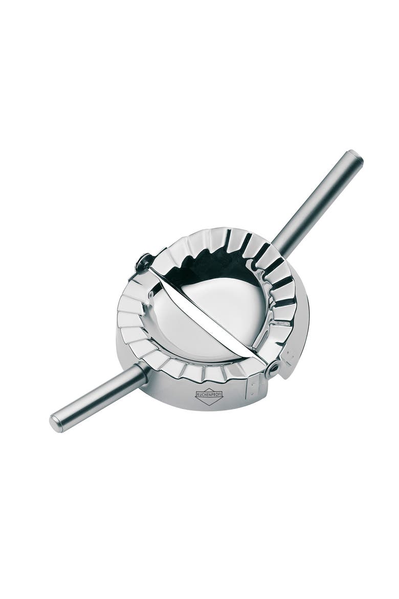 Ravioli, Pierogi, and Dumpling Press, Stainless Steel, 4-Inch, Main, color, Silver