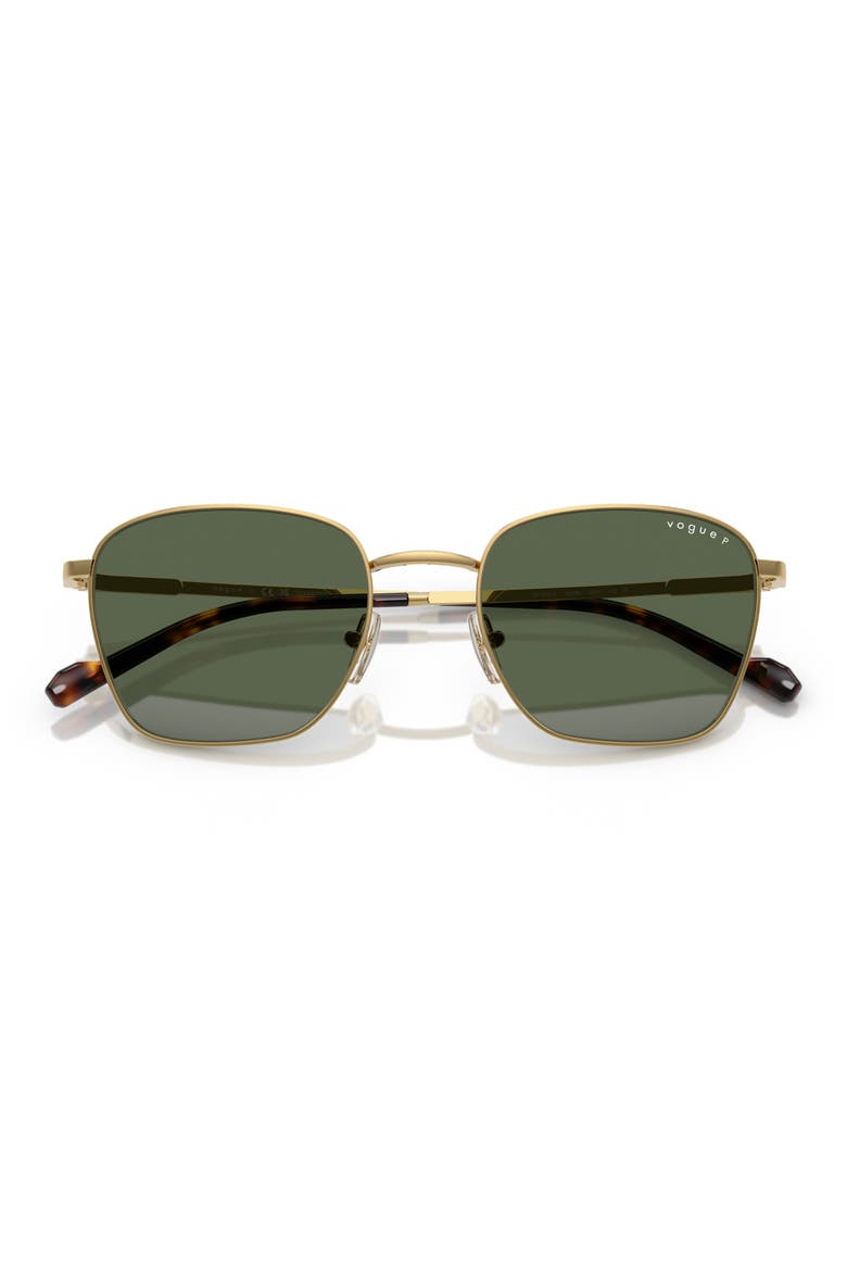 53mm Pillow Sunglasses, Alternate, color, GOLD