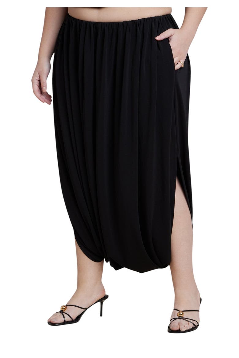 Super Draped Pant, Main, color, BLACK ONYX