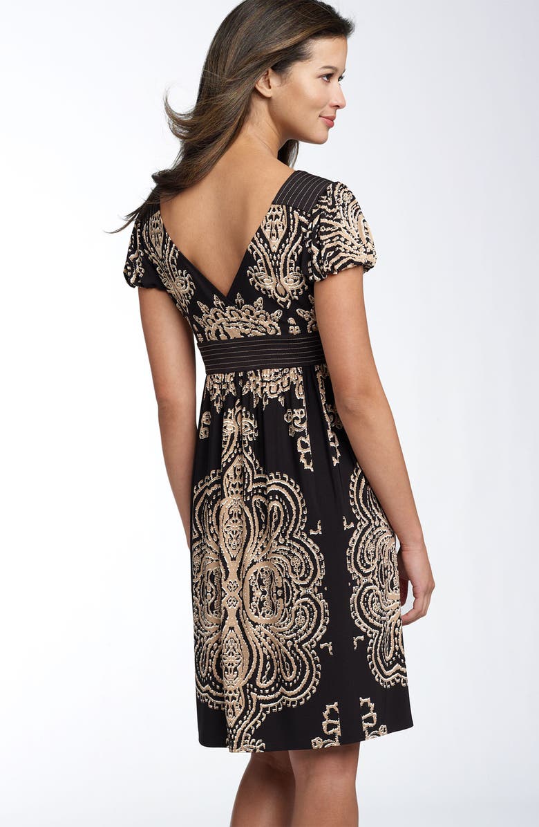 Maggy London Print Matte Jersey Dress, Alternate, color, 