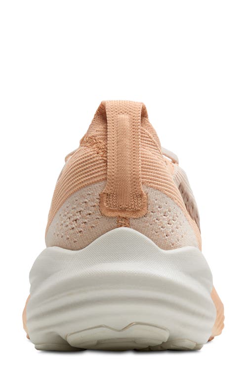 Brooks Glycerin Stealthfit 22 Running Shoe In Almond Peach/almond/portabella