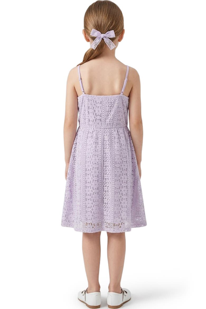 Kids' Floral Lace Sundress, Alternate, color, LAVENDER