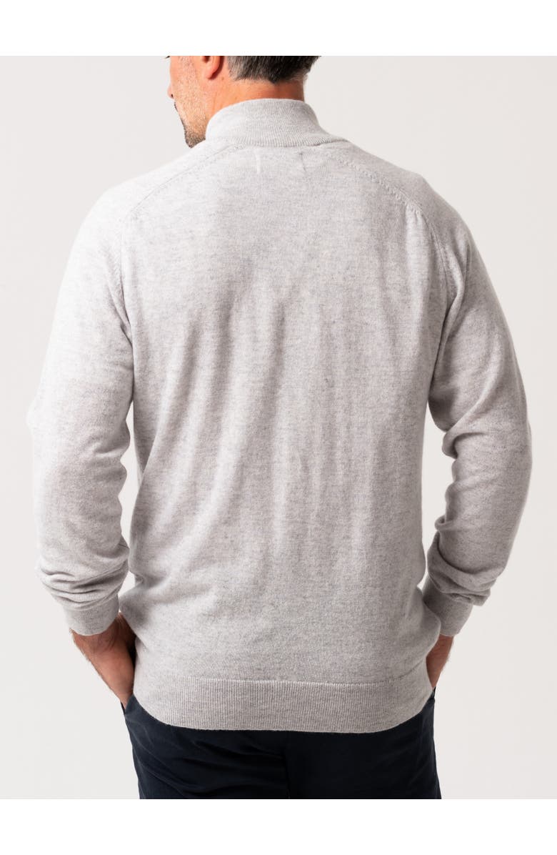 Koy Clothing Cashmere Quatre Zip Sweater, Alternate, color, Grey