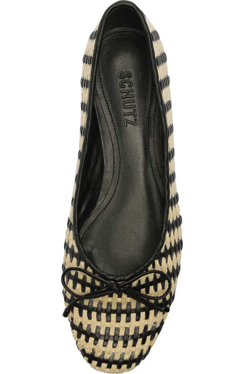 Schutz Arissa Woven Ballet Flat, Alternate, color,