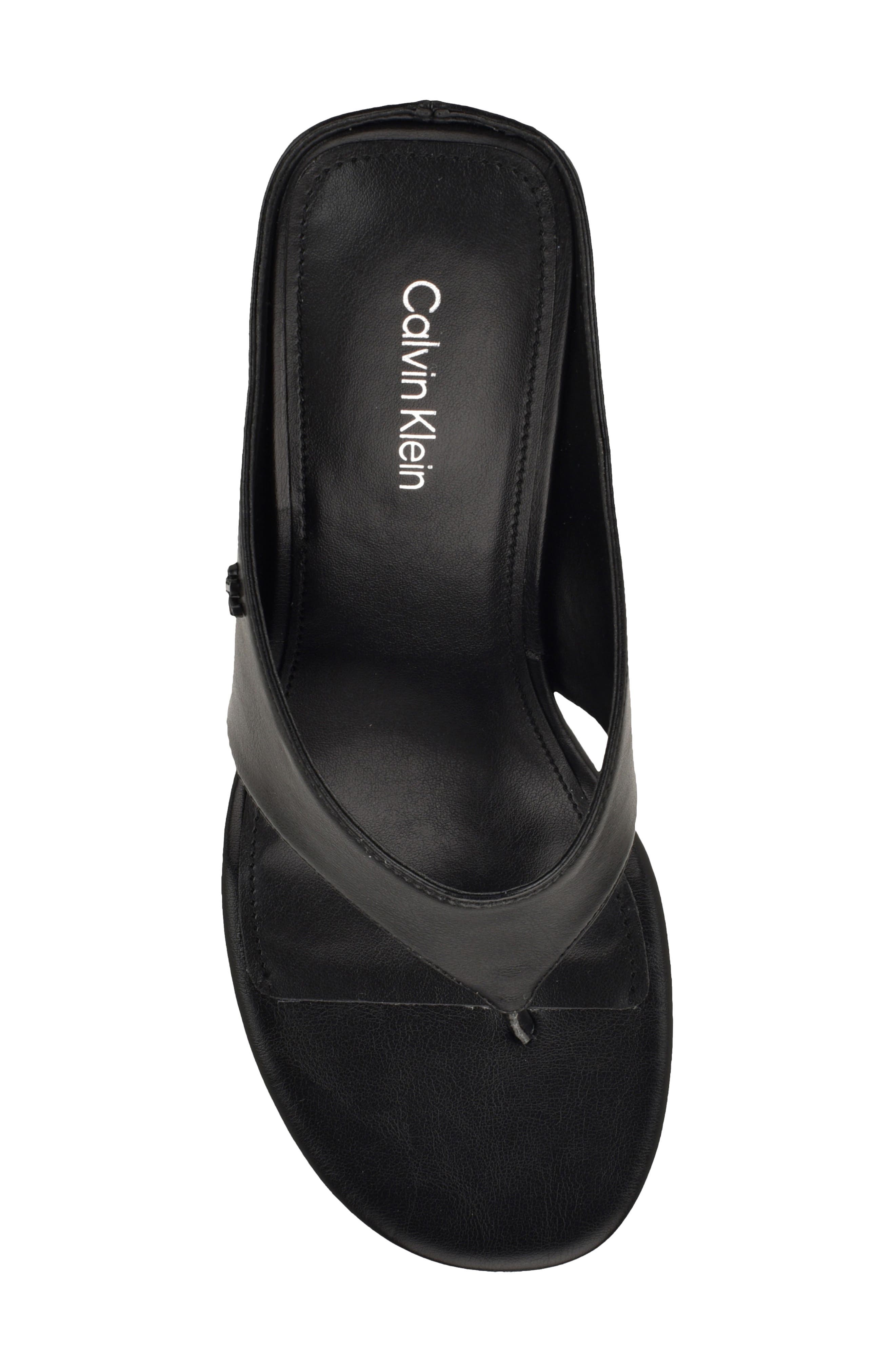 Calvin Klein Marchela Wedge Sandal, Alternate, color, Black
