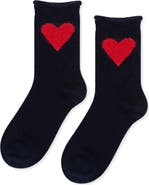 Hansel From Basel Love Cashmere Blend Crew Socks