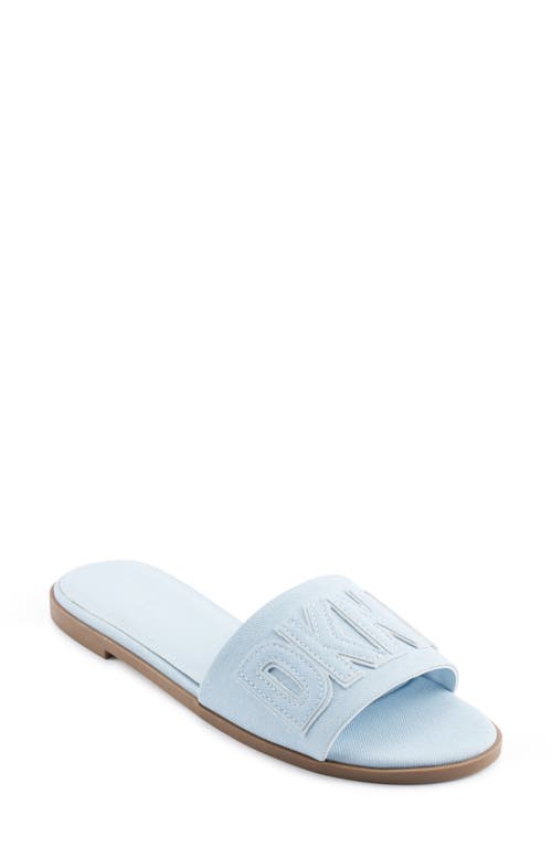 Dkny Willow Slide Sandal In Celeste