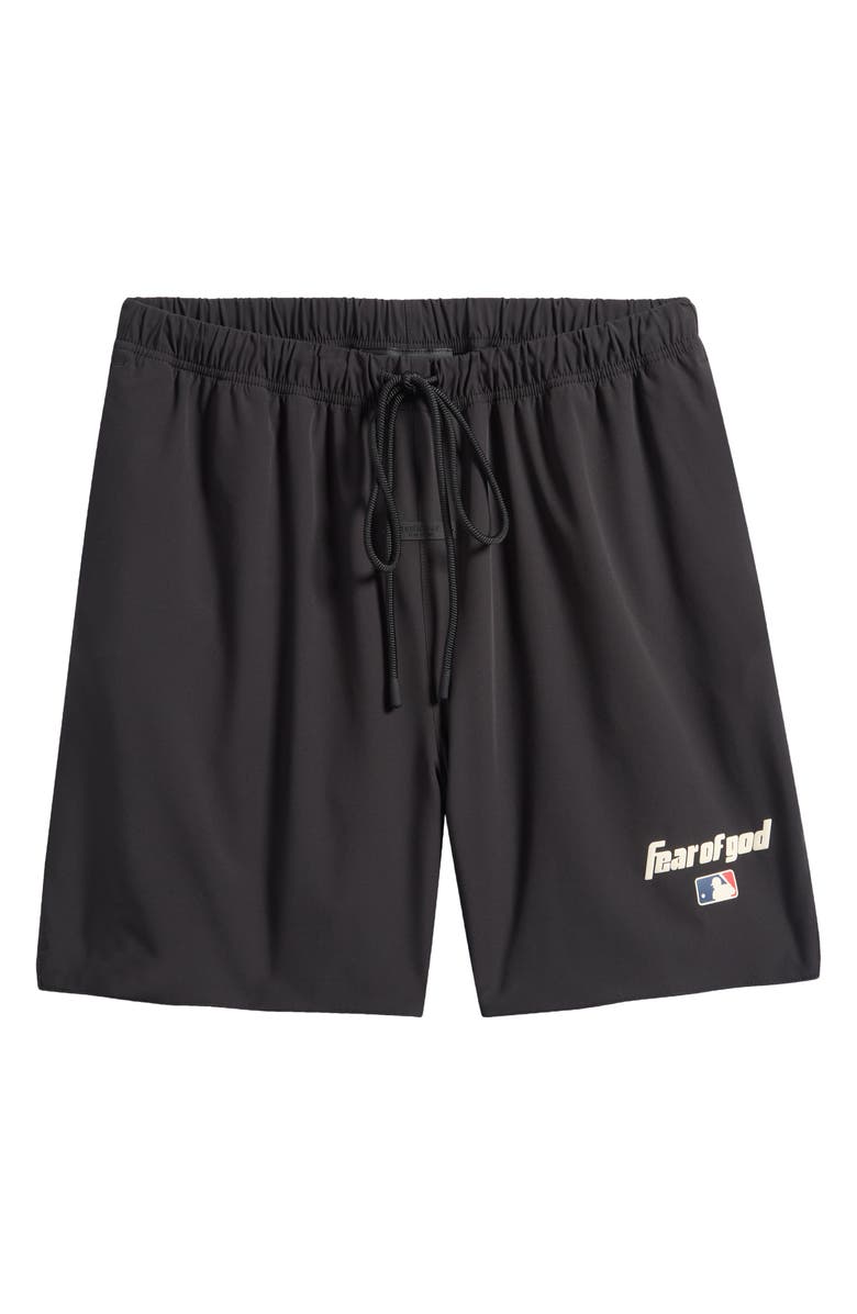 Fear of God Essentials x MLB Vintage Fit Sweat Shorts, Alternate, color, Black