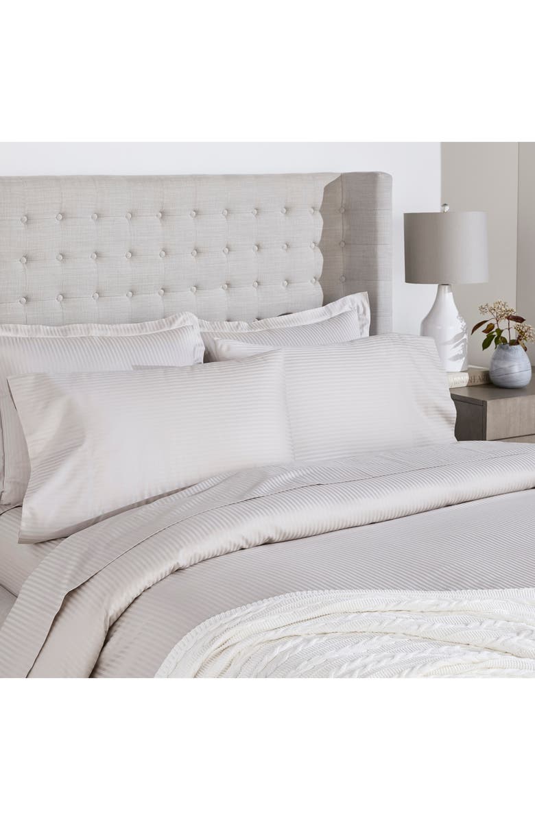 Boll & Branch Signature Stripe Sheet Set, Alternate, color, 