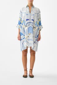 Camilla Wide Body Collared Kaftan