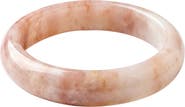 seree Peach Blossom Pink Jade Stone Bangle