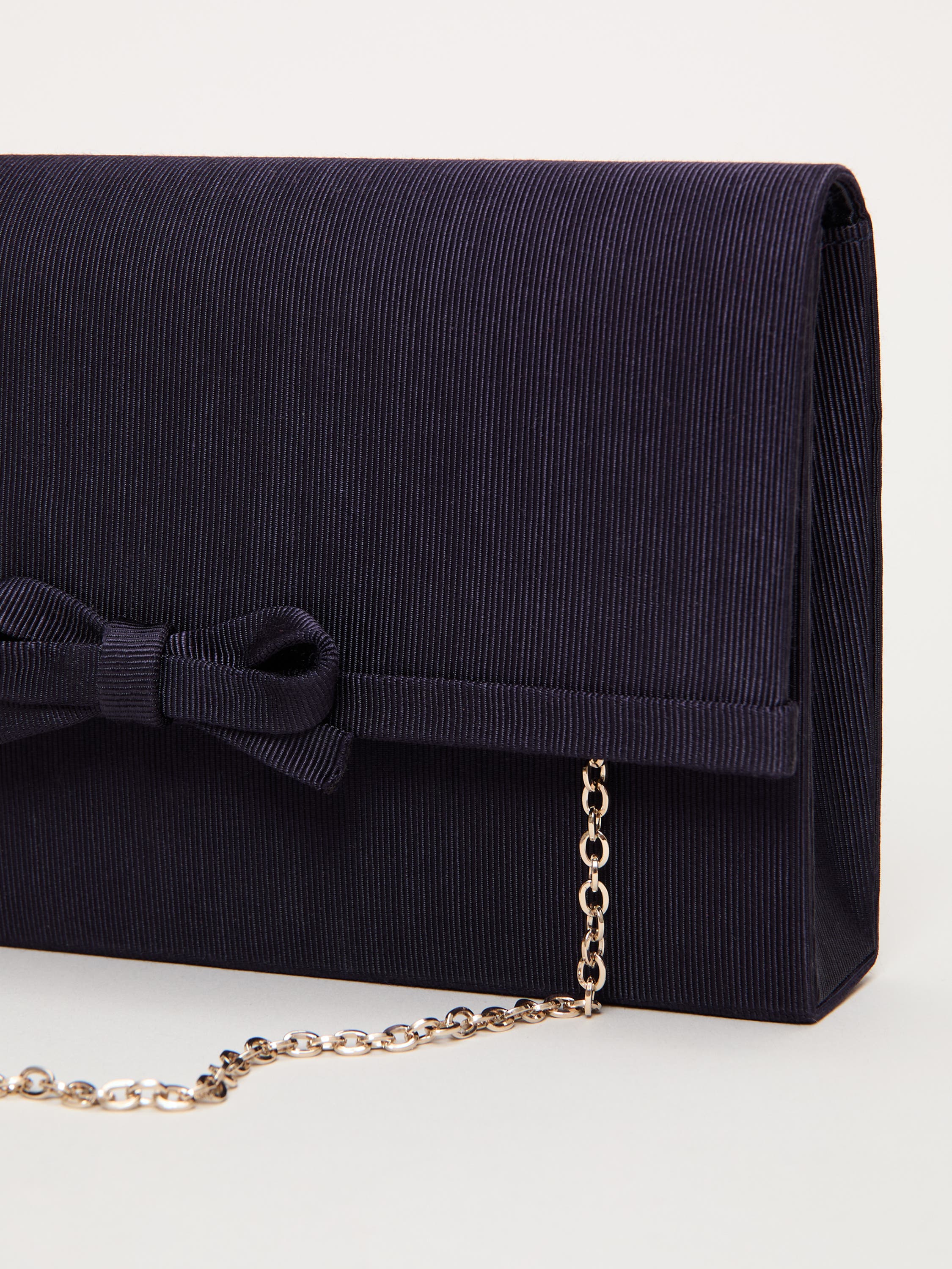 Phase Eight Bow Detail Chain Clutch Bag, Alternate, color, 
