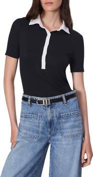 rag & bone The Knit Colorblock Polo