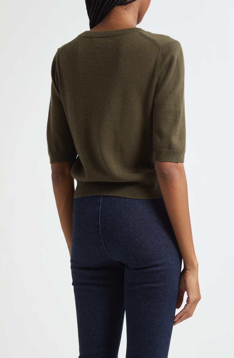 Veronica Beard Shana Cashmere Sweater, Alternate, color, Cypress