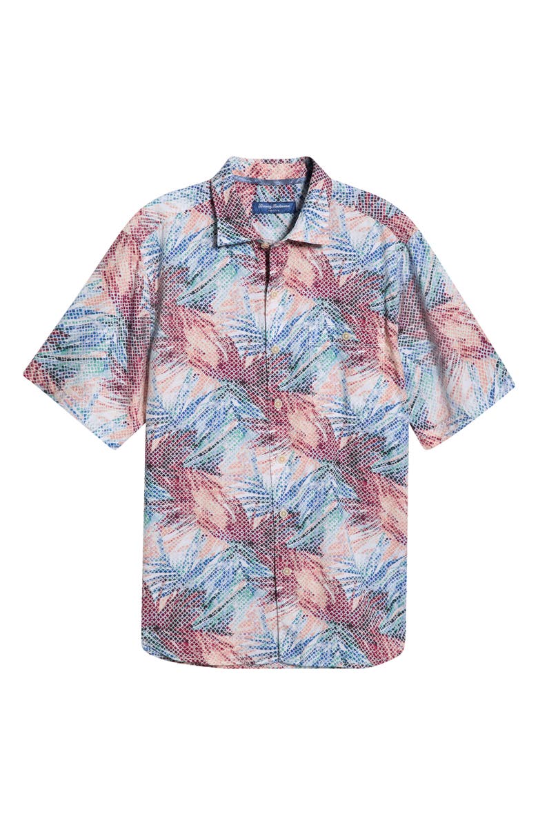 Tommy Bahama Tortola Cartago Palms Button-Up Shirt, Alternate, color, Santa Ana