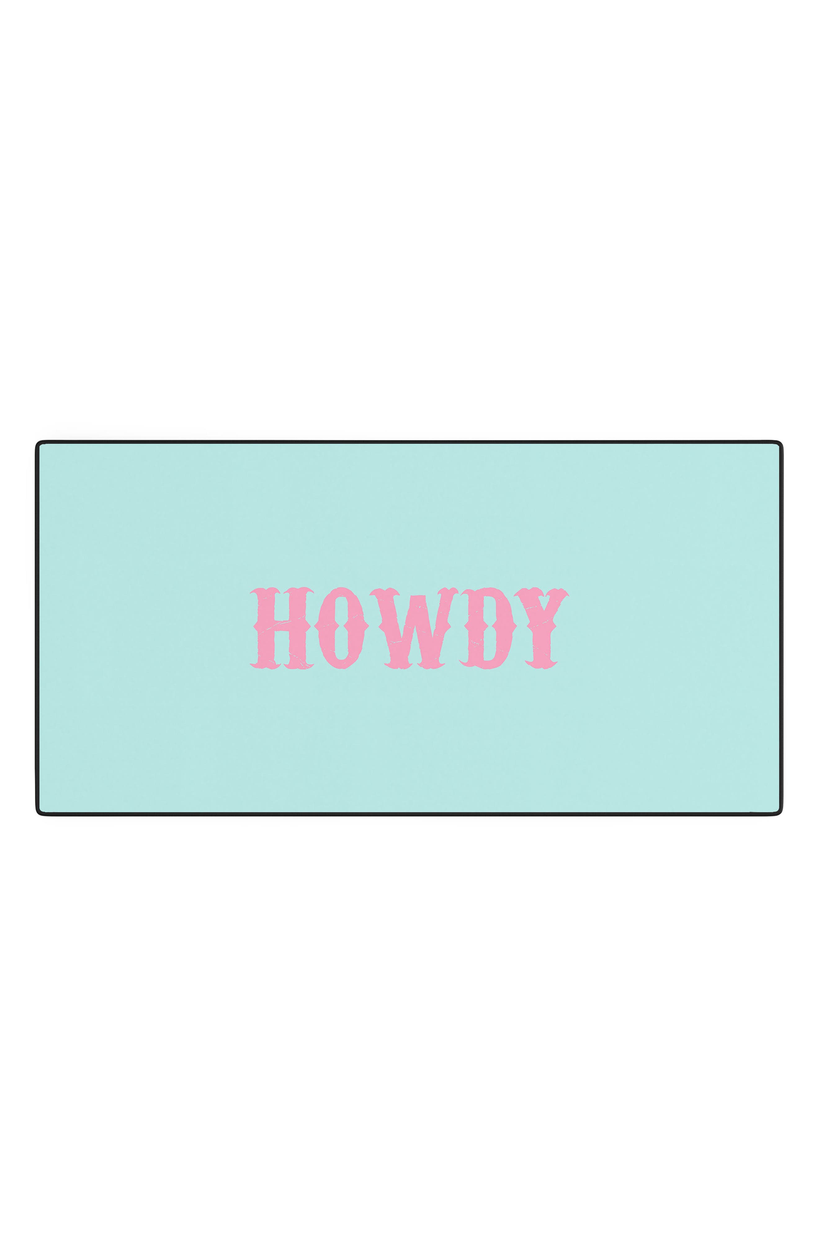 Deny Designs Howdy Blue Desk Mat
