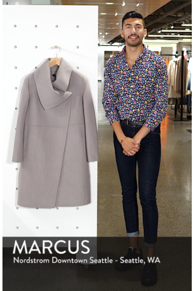 Double Faced Shawl Coat video