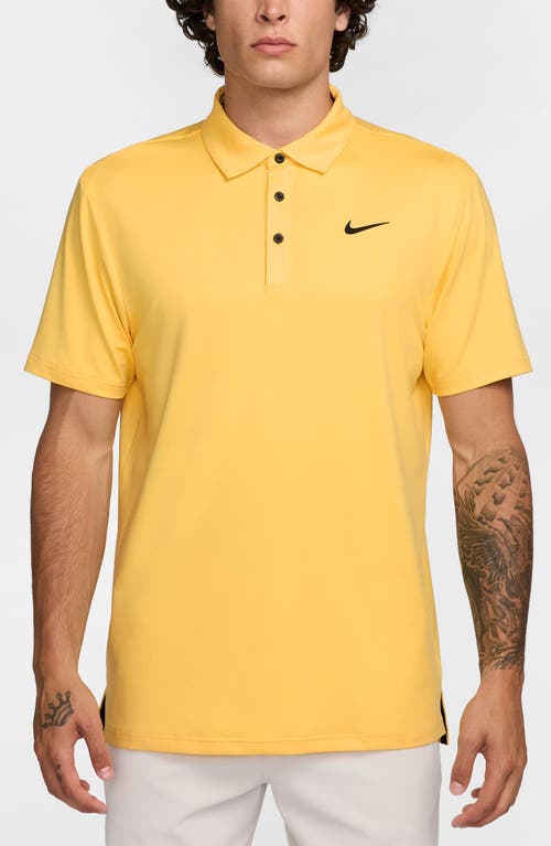 Nike Golf Dri-FIT Tour Golf Polo in Topaz Gold/Black 