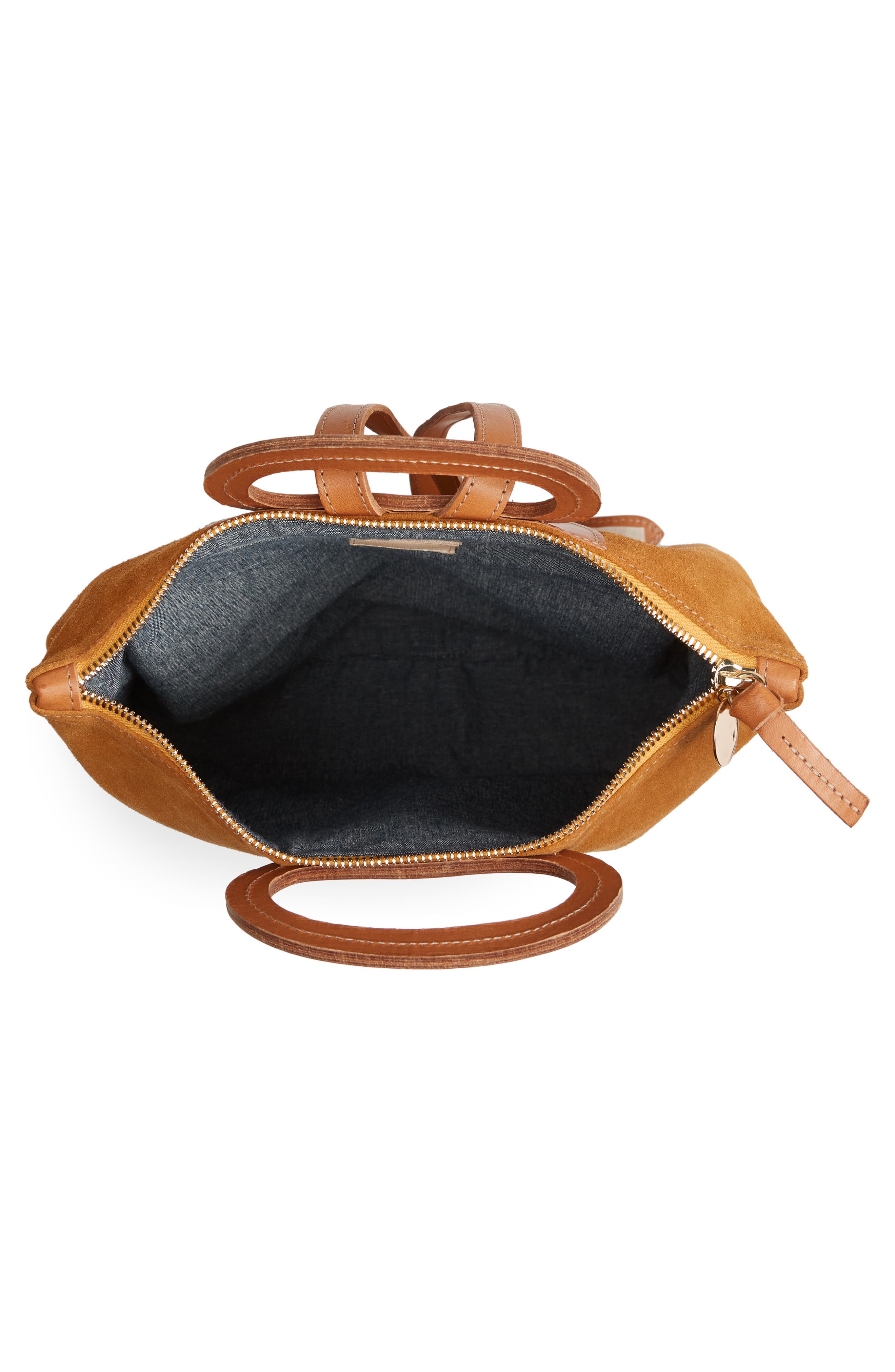 Clare V. Marcelle Suede Backpack, Alternate, color, 