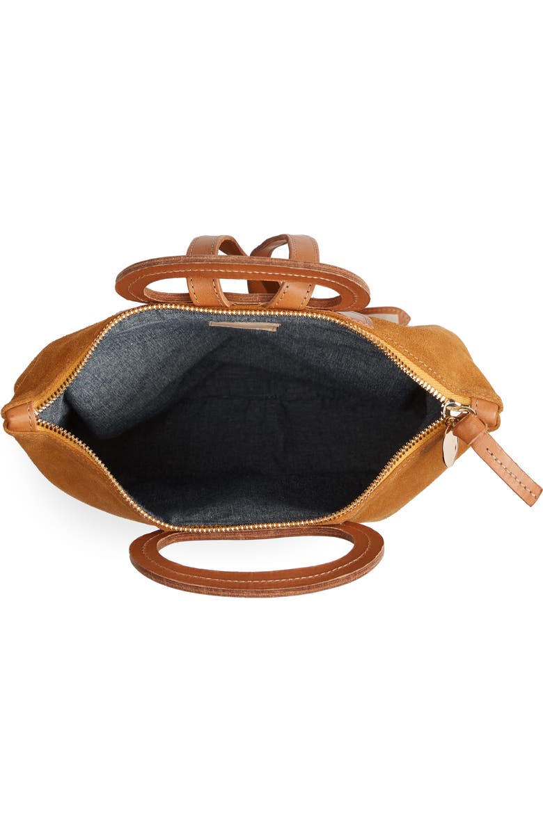 Clare V. Marcelle Suede Backpack, Alternate, color,