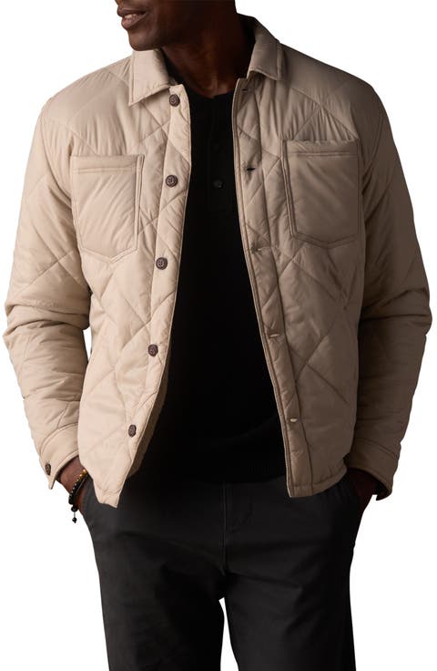 Quilted Jacket with High Pile Fleece Lining