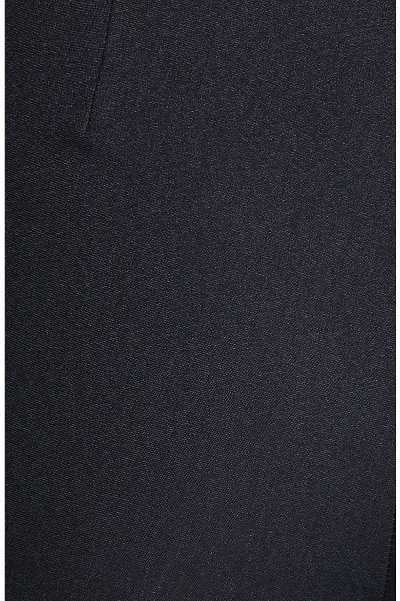 Bow Trim Crop Bootcut Pants, Alternate, color, DARK INDIGO