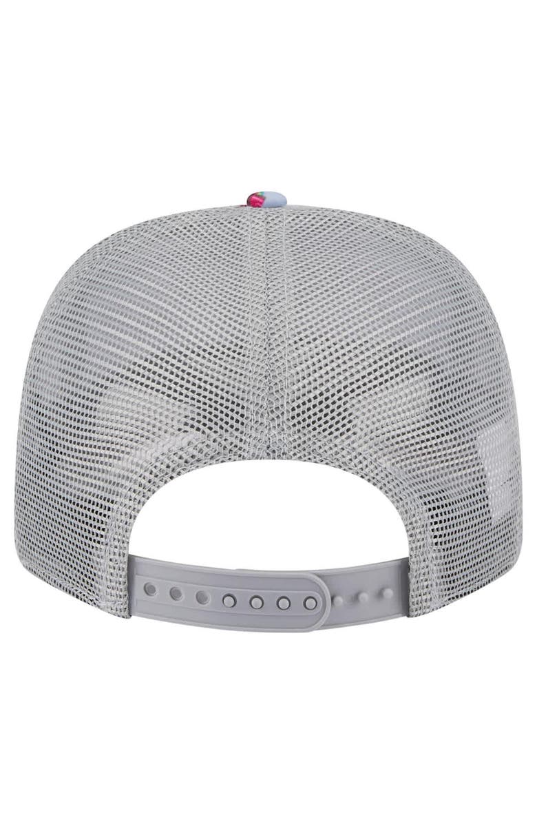 New Era Men's New Era Light Blue/Gray Chicago Bulls Adventure Aloha Pattern 9SEVENTY Stretch-Snap Hat, Alternate, color, Light Blue