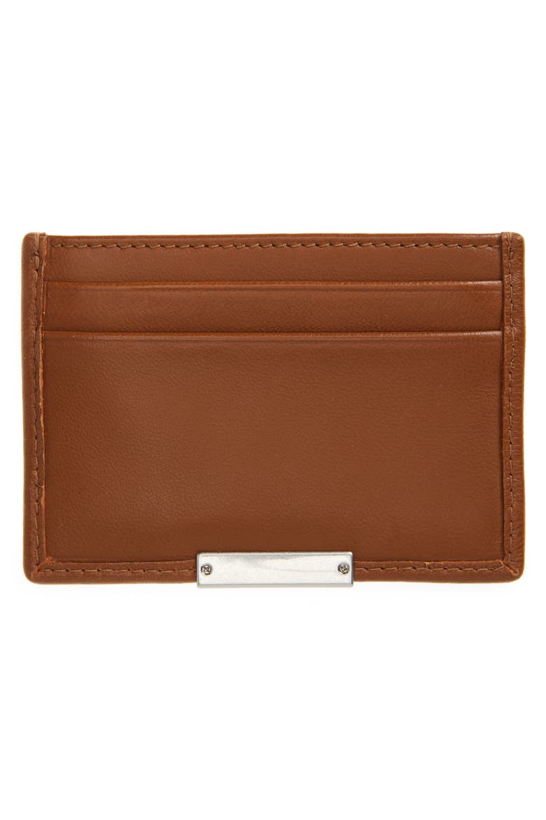 Dove Leather Cardholder, Alternate, color, SEPIA BROWN