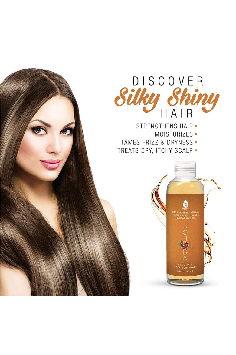100%Pure Golden Jojoba Oil 6 Oz, Alternate, color, Multicolor