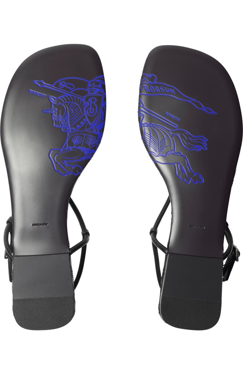 Burberry Leather Ronda Low Sandals, Alternate, color,