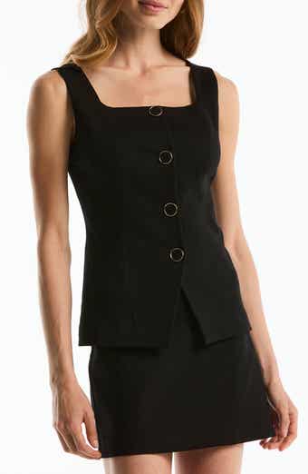 Laundry by Shelli Segal Button-Up Vest