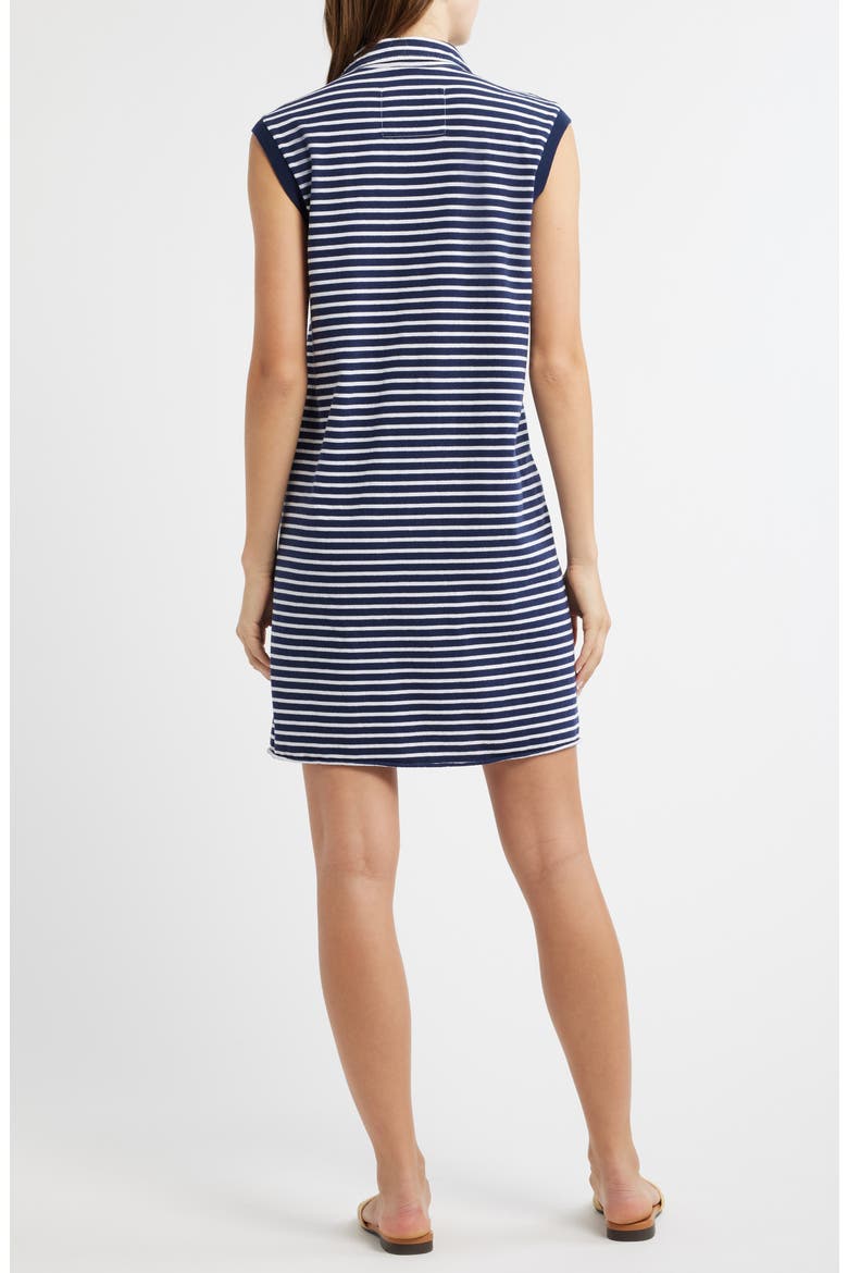 Lily Stripe Cotton Knit Minidress, Alternate, color, YACHT STRIPE