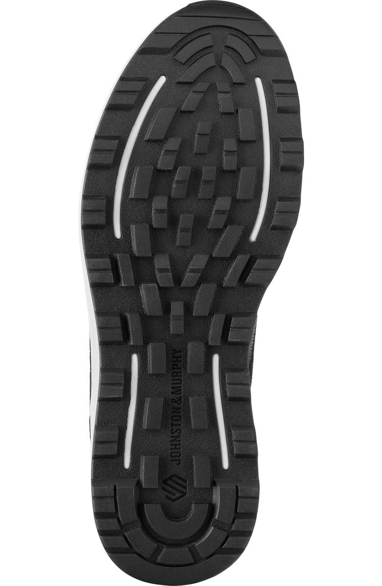 Johnston & Murphy Lucas Sneaker, Alternate, color, Black Full Grain/ Suede