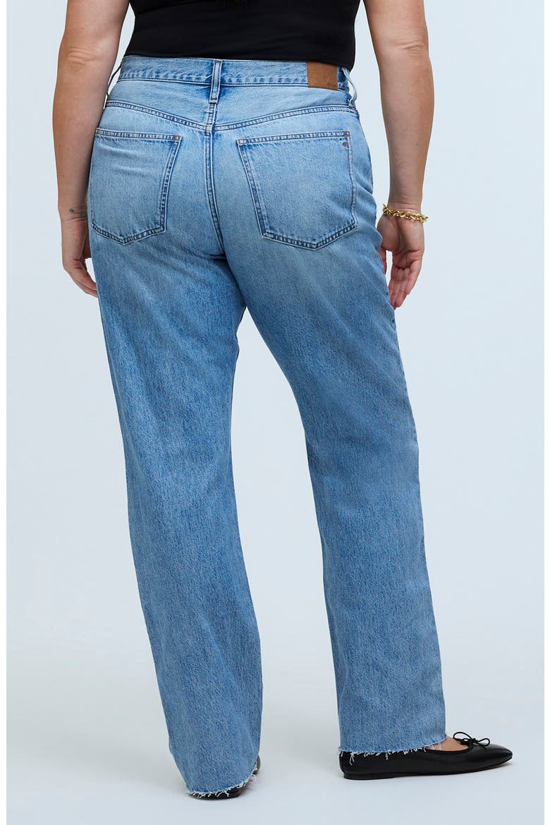 '90s Ripped Straight Leg Jeans, Alternate, color, REVOIR WASH