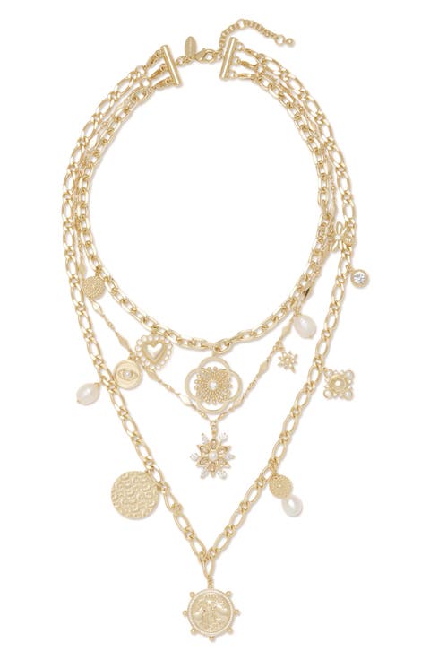 Sara Charm Layered Necklace