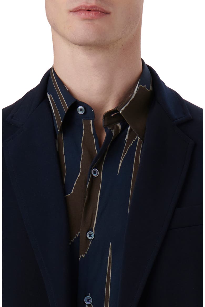 Knit Blazer, Alternate, color, NAVY