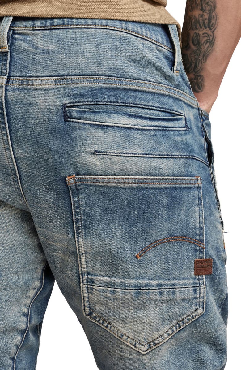G-Star RAW D-Staq 3D Slim Fit Jeans, Alternate, color, Medium Aged