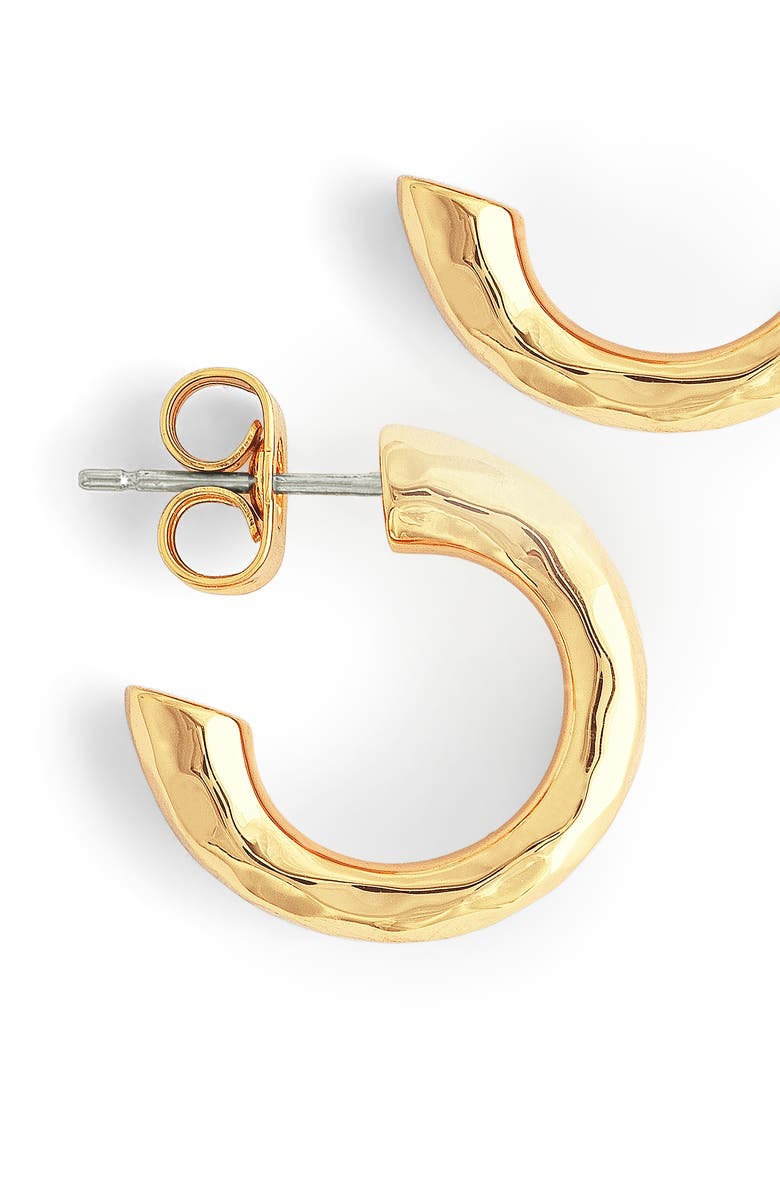 Anabel Aram Jewelry Farrier Chunky Huggie Hoop Earrings, Alternate, color, Gold